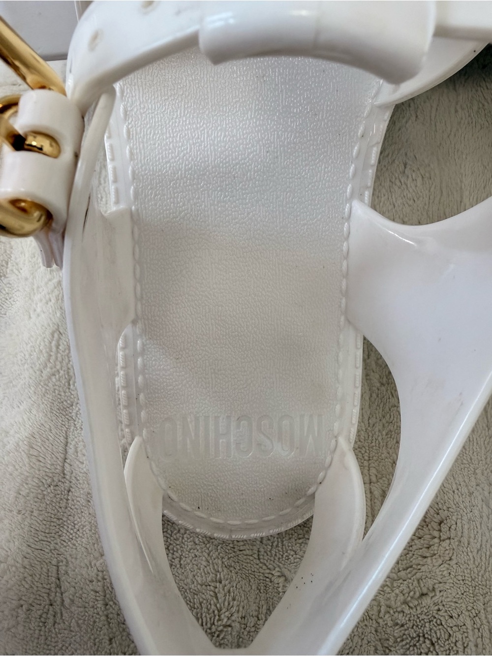 Moschino jelly Slingback Sandals - Picture 3 of 5